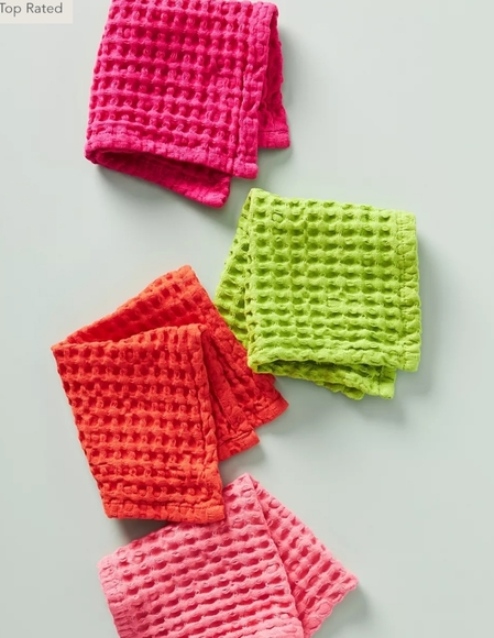 Anthropologie set of 4 Market Dishcloths - Picture 2 of 5